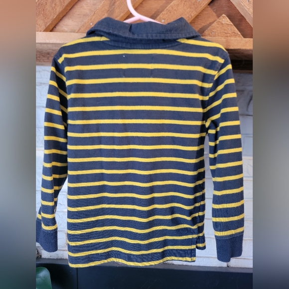 Old Navy Collared Long Sleeve Shirt 1/4 Zip Pocket 5t - Picture 6 of 6